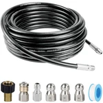 Twinkle Star Sewer Jetter Kit 50FT 5800 Psi Pressure Washer Drain Cleaning Hose. Fixed Price $94.23.