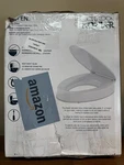 Kohler 25875-0 Hyten 3" Elevated Toilet Seat: Soft Close, Elongated White. Fixed Price $49.00.