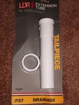 Ldr Model #P37 Pvc Extension Tube, 1-1/2 New In Package. Fixed Price $12.99.