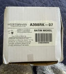 1-1/2 In. Npsm Coarse Thread Mushroom Tip-toe Bathtub Drain Westbrass A398RK-07. Fixed Price $34.99.