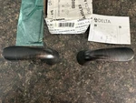 Delta H238RB Two Sink Faucet Lever Handles Venetian Bronze (no Finial). Fixed Price $59.99.