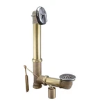 Keeney 606RB Trip Lever With Brass Pipe Bath Drain Assembly, 1-1/2-IN, Chrome. Fixed Price $53.25.