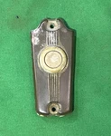 1 Art Deco Bakelite Push Button Doorbell Brass Cover Plate Mid Century Modern. Fixed Price $14.97.