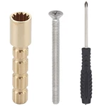 12POINT Broach Faucet Stem Adapter For Pfister Handle, 2.5INCH Brass Ext.... Fixed Price $23.48.