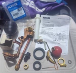 Kohler Float Valve Kit For Rochelle Pompton Palarre Toilets 30668 & 35318. Fixed Price $1100.00.