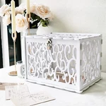 Pvc Wedding Envelope Box Lock Card Sign Money Reception Baby Shower. Fixed Price $29.48.