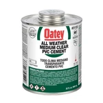 New Oatey 30850 Fresh Can 4OZ Heavy Duty Clear Pvc Pipe Glue Cement. Fixed Price $50.00.