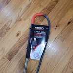 Ridgid 59787 K3 3' (1 M) Ergonomic Vinyl Toilet Auger With Bulb Head. Fixed Price $49.00.