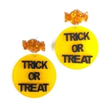 E1580 136633 Halloween Dangle Earrings. Fixed Price $8.00.