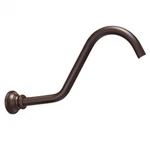 Moen Waterhill Shower Arm 14" Wall And Flange Mount Wrought Iron S113WR. Fixed Price $89.24.