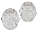 Moen Chateau Hot/cold Replacement Faucet Handles Acrylic. Fixed Price $28.66.