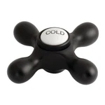 Kingston Brass KBH179AXC Cold Metal Cross Handle 3/8 16PT - Black. Fixed Price $14.27.