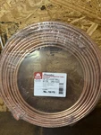 New Streamline Mueller Copper Coil, 1/4" Od X 50' UNS-C12200 700 Psi. Fixed Price $45.00.