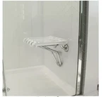 Dreamline 13.125 In. X 15 Plastic Folding Shower Seat Chrome SHST-01-PL. Fixed Price $117.00.