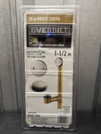 Everbilt Easy Touch 1-1/2 20-GAUGE Brass Pipe Waste & Overflow Drain Nickel. Fixed Price $39.95.