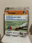 Frost King Electric Water Pipe Cable HC12 120 Vac Ft. Fixed Price $19.99.