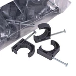 Oatey 33901 3/4" Plastic Nail Barb Clamp, Grey, Pipe Support. Fixed Price $19.99.