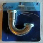 Plumb Pak PP1CP J-bend Without Cleanout, 1-1/4 In, 22 Gauge New. Fixed Price $6.99.