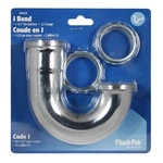 Plumb Pak PP2CP 22 Ga. Brass Chrome Plated J-bend 1-1/2 In. Slip Joint. Fixed Price $20.67.
