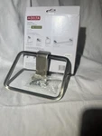 Delta 77546 Wall Mounted Towel Ring, Brilliance Stainless Arzo Collection. Fixed Price $19.99.