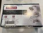 Delta Nicoli H2OKINETIC Brushed Nickel 5-SPRAY Tub & Shower Faucet 144859-SS. Fixed Price $95.00.