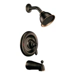 Moen Caldwell 82496EPBRB Single Handle Tub Shower Faucet Mediterranean. Fixed Price $118.99.