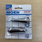 (2-PK) Moen Faucet Large Handle Insert Replacement Chrome 97372. Fixed Price $44.99.