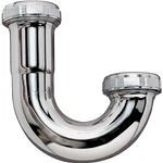 Plumb Pak PP20201 J-bend, 1-1/4 In, Slip Joint, 22 Ga Thick Wall, Brass. Fixed Price $27.75.
