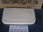 Western Pottery ULF-8 Toilet Tank Lid Almond ULF8 18C. Fixed Price $69.00.