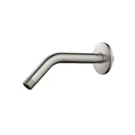 Luxart 8" Shower Arm & Flange, Pvd Brushed Nickel, L8SA-BN, New S4. Fixed Price $12.99.