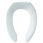 Bemis 1955CT-000 Elongated Toilet Seat, Open Front, External Check Hinge, 2-3/8. Fixed Price $22.79.