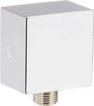 Hansgrohe 26455001 Fixfit 1/2" Wall Outlet Square With Check Valves In Chrome. Fixed Price $75.99.