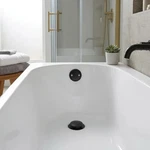 Mountain Plumbing Economy Soft Touch Round Trim Kit, Matte Black MT94-2/MB. Fixed Price $185.78.