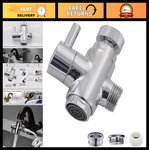 Brass 3-WAY Diverter Valve With Aerator, 360 Swivel Faucet Adapter For Sink. Fixed Price $37.99.