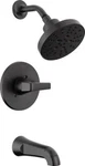 Delta Sparrow Monitor 14 Series Tub And Shower Matte Black-certified Refurbished. Fixed Price $178.30.