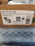 Watco 901 Pp Pvc Bn Brushed Nickel Innovator Push Pull Half Kit Schedule 40. Fixed Price $39.99.