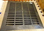 Nds 18 In. Black Square Polyolefin Drain Grate. Fixed Price $129.99.