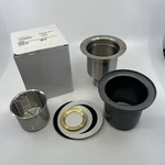 Elkay Lkdd 3-1/2" Sink Strainer, Brushed No Lid. Fixed Price $18.99.