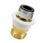 Dishwasher Snap Coupling Adapters, Faucet 3/4 Inch, Golden White Black. Fixed Price $16.81.