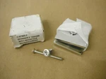 C-GTW1-C 2" Square Wall Mount, Polished Chrome. Fixed Price $10.00.