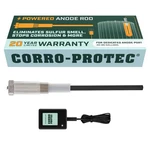 Corro-protec Powered Anode Rod For Water Heater, 40-89 Gallon Tank, Black. Fixed Price $297.99.