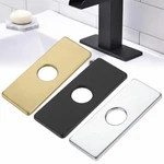 6.29" Bathroom Vanity Sink Faucet Hole Cover Deck Plate Escutcheon Matte Black. Fixed Price $7.17.