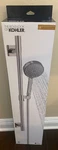 Kohler K-99242-2MB Awaken G110 Deluxe Slide Bar Kit 2.0GPM Vibrant Brushed Brass. Fixed Price $139.99.