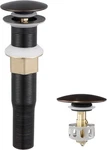 Kes Bathroom Sink Drain With Strainer Basket No Overflow, Oil Rubbed Bronze. Fixed Price $34.00.