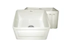 Whitehaus WHFLRPL2018 Reversible Apron Front Fireclay 20X18X10 Single Bowl. Fixed Price $899.99.
