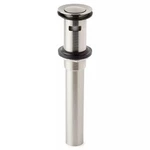 Signature Hardware Pop-up Bathroom Drain With Overflow, Brushed Nickel. Fixed Price $39.95.