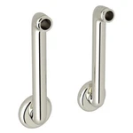 Rohl ZZ9353502B-PN Cisal Pair Of Cast Iron Tub Unions Polished Nickel New. Fixed Price $289.99.