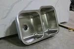 Elkay Revere 40-60 Stainless Steel Kitchen Sink Undermount Double NCFU312010L. Fixed Price $175.00.