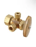 16QTY Brasscraft CR1900RX Dual Outlet Multi-turn Stop Valve 3/8 1/4. Fixed Price $115.00.