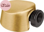 Moen Brushed Gold Round Drop Ell Handheld Shower Wall Connector, A725BG. Fixed Price $80.43.
